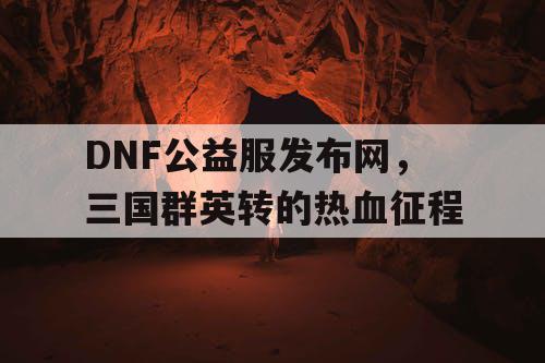 DNF公益服发布网，三国群英转的热血征程