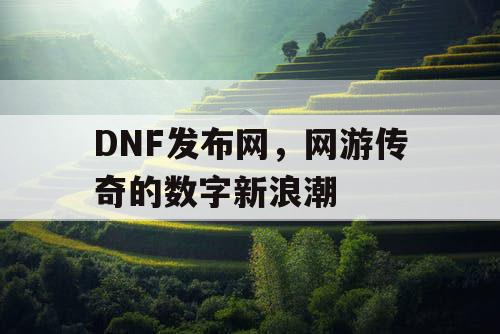 DNF发布网，网游传奇的数字新浪潮